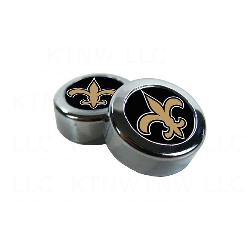 Brand New NFL All Teams Chrome License Plate Frame Screw Caps - Picture 22 of 35