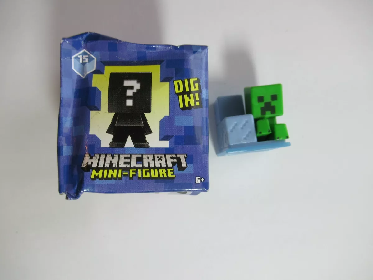 Minecraft Aquatic Series 15 Creeper on Iceberg Build a Mini Figure OPEN BOX