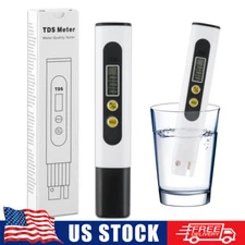 TDS Meter Digital Tester Water Quality Testing Kits Drinking Water 0-9990ppm