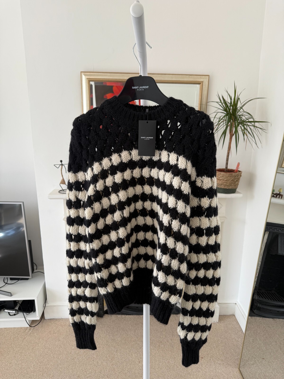 Maglione maglia lana Saint Laurent Aplaca
