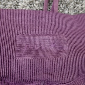 PINK Pants Womens Medium Purple Victoria Secret Active Knit Jogger Sweatpants