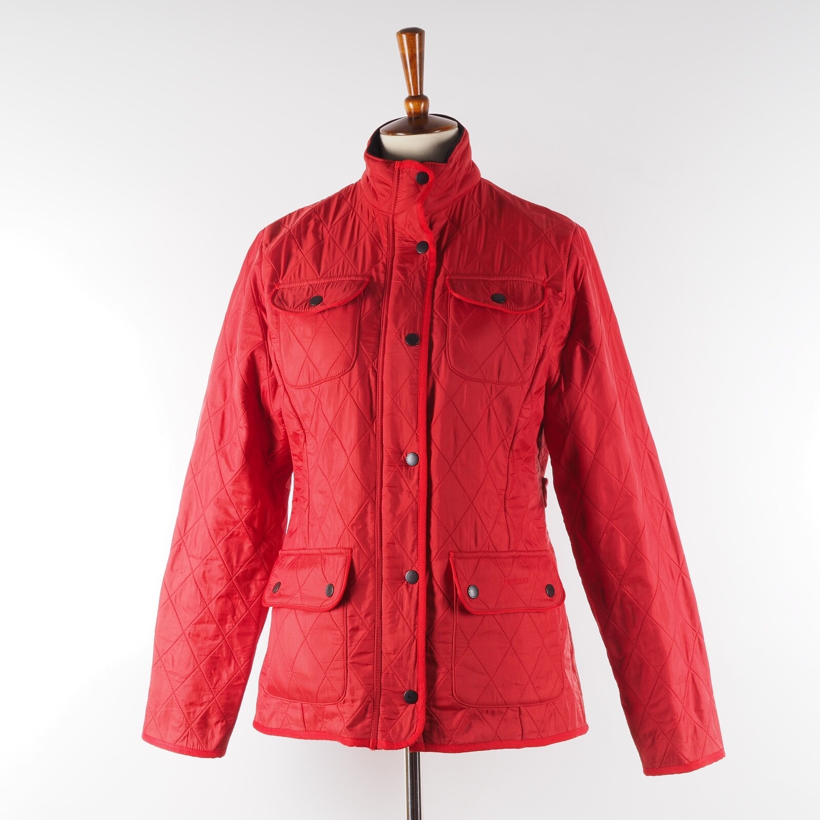 Barbour Women's UTILITY POLARQUILT Quilted Red Coat J… Gem