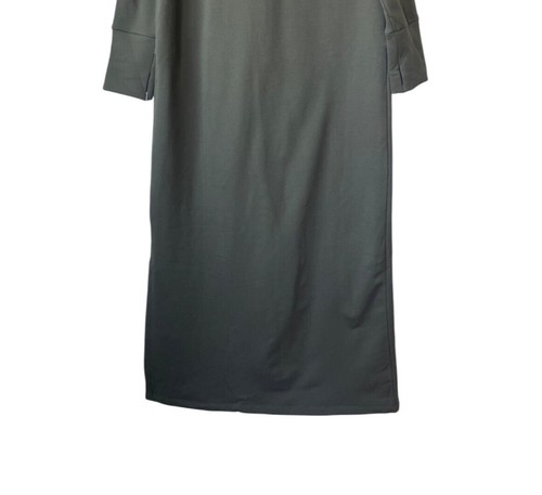 Marcella New York Sweatshirt Maxi Dress Sz LP Hooded Minimalist Boxy Lagenlook - Picture 11 of 15