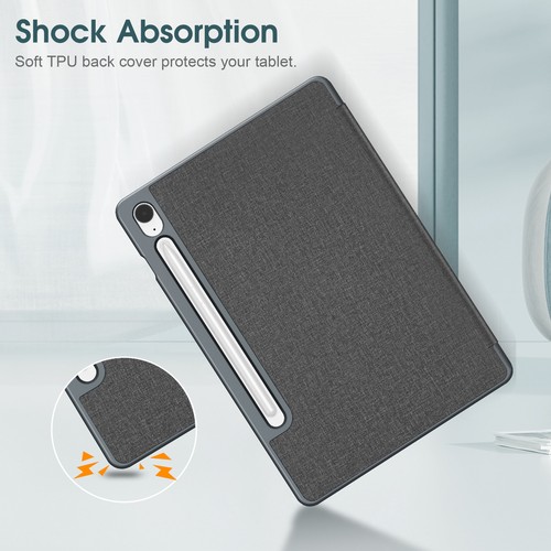Funda delgada para Samsung Galaxy Tab S9 FE / Tab S9 2023 cubierta inteligente de poliuretano termoplástico suave - Imagen 7 de 14