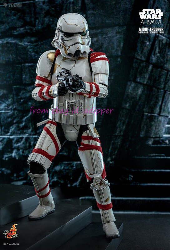 HotToys Tms121 1/6 Star Wars Ahsoka Night Trooper Action Figure In