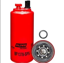 NEW Baldwin BF1378-SPS Fuel/Water Separator Spin-on w/ Sensor Port Drain