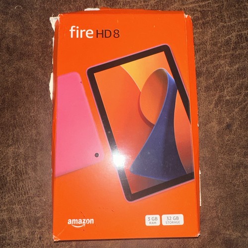 Amazon Fire HD 8 Latest 2024 8" HD tablet with Wi-Fi 3GB / 32 GB, Hibiscus (Red)