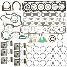 Engine Rebuild Kit - Less Bearings - Standard Pistons Fits Ford 9700 Tw15 Tw25