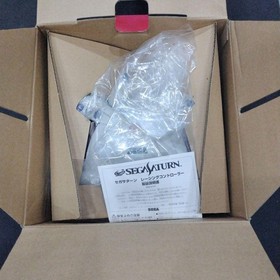 Sega Saturn Racing Controller HSS-0141 W/Box Manual SS Retro Good Unused Japan