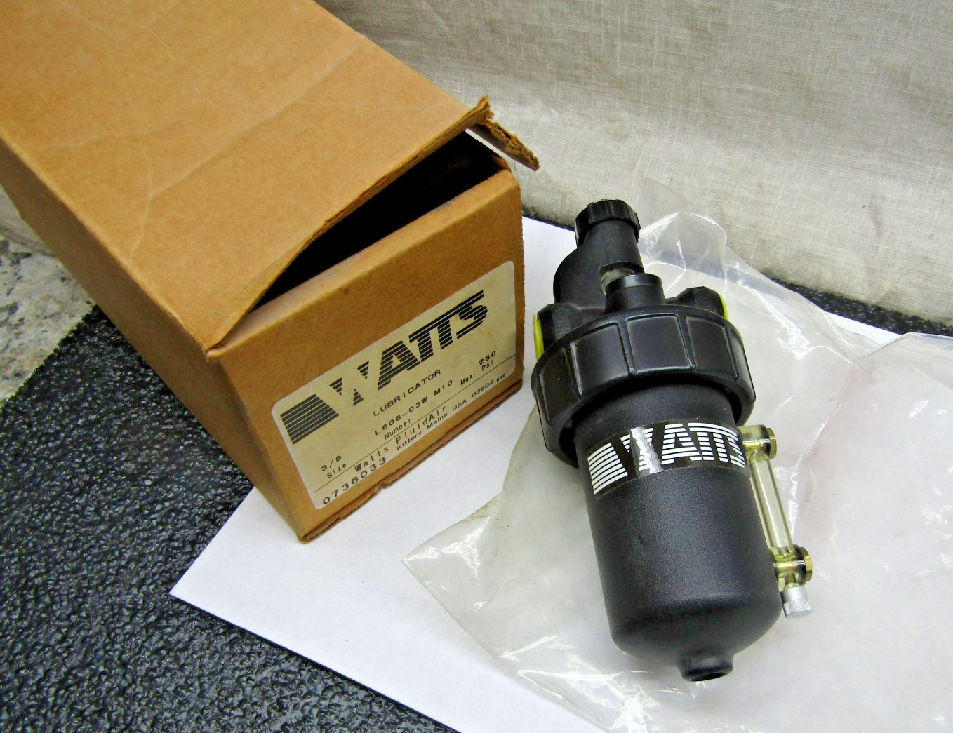 Parker Watts L606-03W M10 Pneumatic Air Lubricator