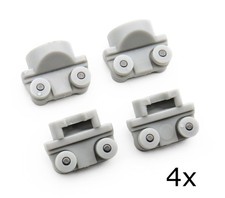 4x Gleiter Rollen passend IKEA KVARTAL Gardinenschiene Ersatzteil