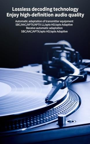 Bluetooth 5.3 Wireless Audio Adapter, Home Stereo Bluetooth Audio Adapter, 