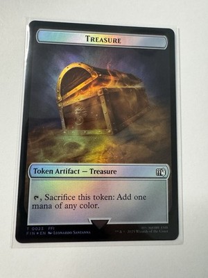 Treasure Hero Double-Sided Token (FOIL)   Final Fantasy   Magic (mtg)