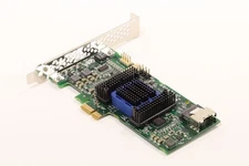 Adaptec 6E Series 6Gb/s 128MB PCIe x1 SAS/SATA RAID Controller P/N: ASR-6405E