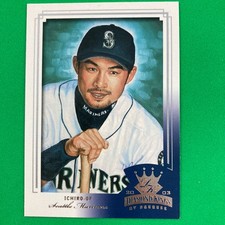 Ichiro 2003 Donruss Diamond Kings Card #54 Seattle Mariners