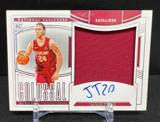 2024 National Treasures Jaylon Tyson Colossal Material Auto RC 45/49 - Cavs
