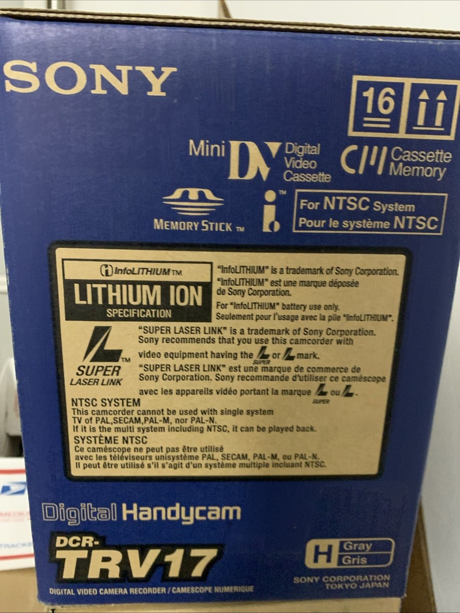 sony master dv 17個 Sony DCR-TRV17 MiniDV Camcorder