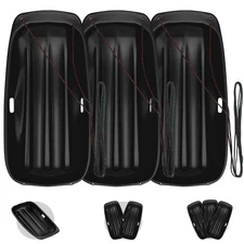 3 Pack Snow Sled for Kids with 16.5ft Pull Rope & Handle - 3ft Cold-Resistant