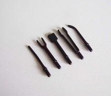 PLAYMOBIL (V125) CAMPING - Lot Complet de 5 Ustensiles pour Barbecue Vintage