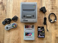 Super Nintendo Konsole SNES mit HDMI + 1 orig.Controller + 2 Spiele Sammlung