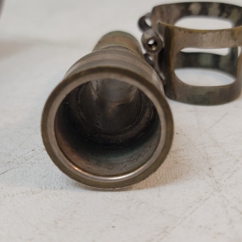 Clarinetto vintage Pitt American metallo colore argento (ha bisogno di servizio) M584 - Foto 13 di 24