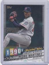 2020 Pedro Martinez Topps Decades Best CELEBRATION GOLD SP /100 - PM Red Sox