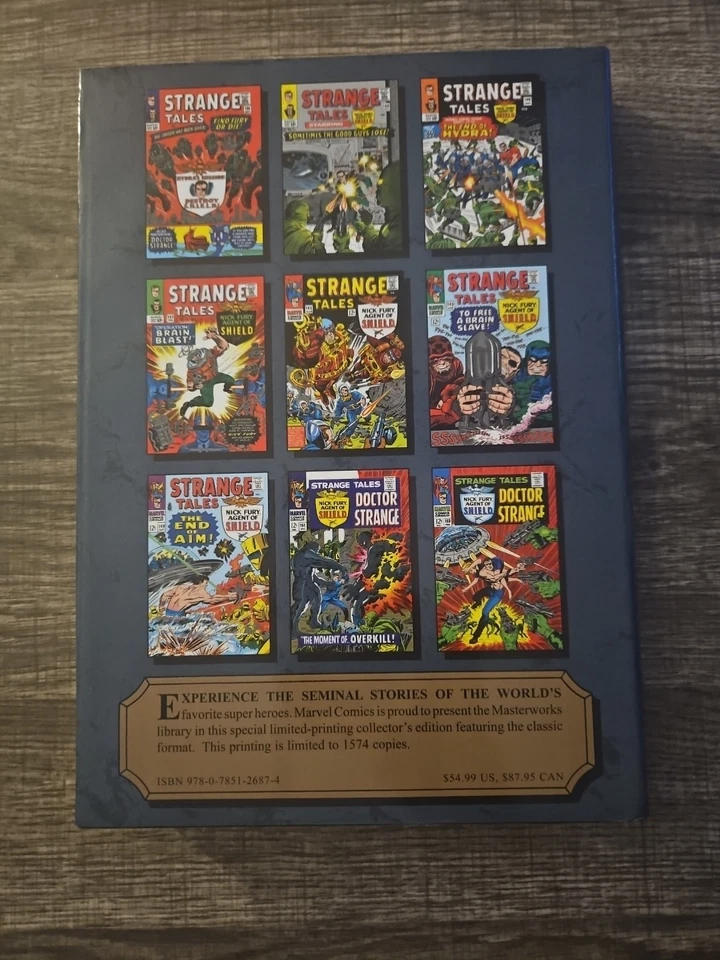 Marvel Masterworks Vol. 83 Nick Fury 135-153 Strange Tales Hardcover NM BF363 - Image 2 of 3