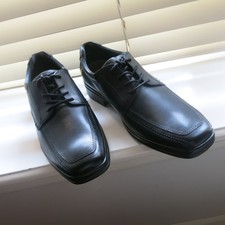 Hush Puppies Men's H102826 Quatro Black Leather Oxford Shoe, Size US 7