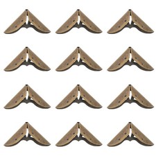 Light Brown Retro Metal Corner Protector for Scrapbooking Album Protection