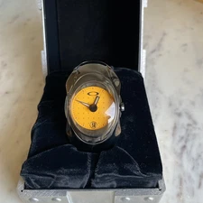 Rare Oakley ion plated Cannon Yellow Timebomb Gen 1 w/ Orig. Box #000237