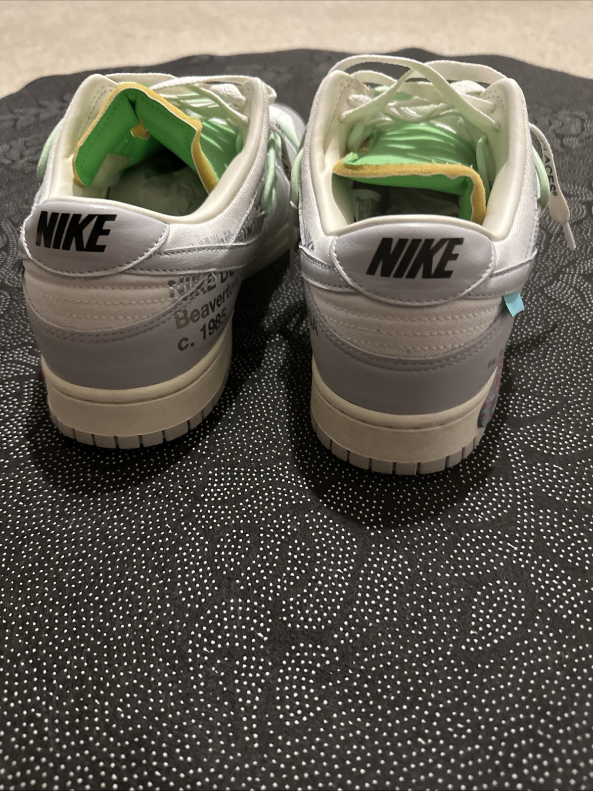 OFF WHITE X NIKE Taglia 13 Nike Off White x Dunk Low 07 di 50