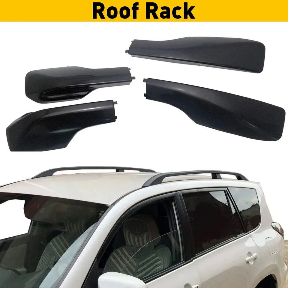 4Pcs Roof Rack Rail End Shell Cap For TOYOTA RAV4 2001 2002 2003 2004 2005 2006 - Image 4 of 4
