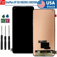 A For Oneplus 8T 5G KB2001 KB2000 KB2003 KB2005 OLED LCD Touch Screen Digitizer