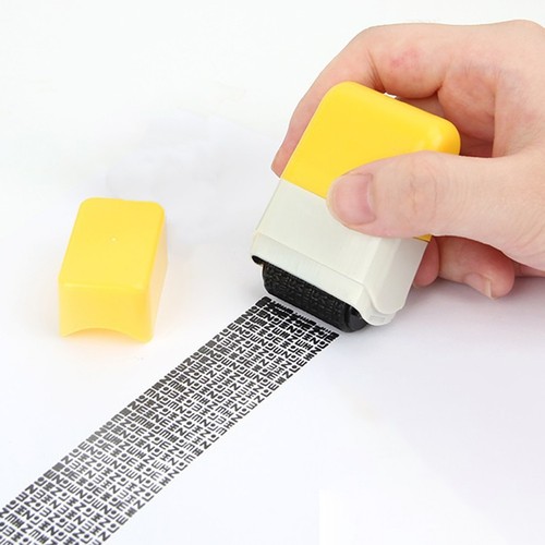 Yellow Square 4*2.5*6.8cm Privacy Seal Plastic Eliminator Seal Practical - Picture 4 of 5