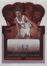 2021-22 Panini Crown Royale Rookie Red /49 Keon Johnson #RC-KJN Auto pe8