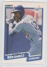 1990 Fleer Willie Randolph #406 0c4