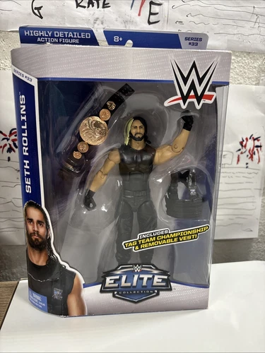 WWE Seth Rollins Mattel Elite Series 33 Wrestling Figure 20104 Shield NXT NIB