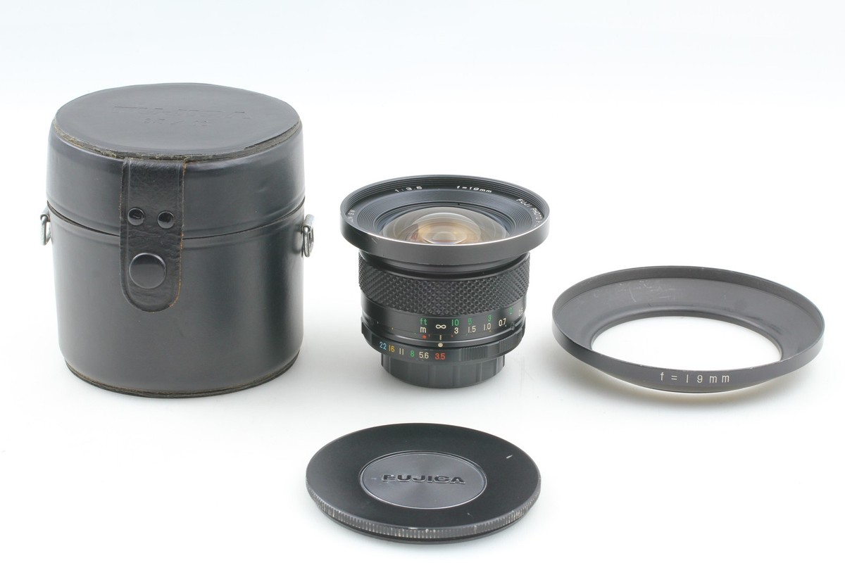 【美品】FUJINON EBC SW 19mm F3.5 単焦点レンズ #261 Near MINT] Fuji Fujica EBC Fujinon SW 19mm F3.5 Ultra Wide Angle