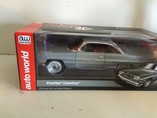 1961 Pontiac Catalina Gray 118 Auto World 1254 New In Box