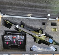 New F112S AH-1 Cobra Scale GPS Helicopter - Green With Hard Case