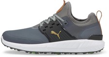 Puma Ignite Articulate Golf Shoes 376078-03 Quiet Shade/Gold/Black Men's Size 10