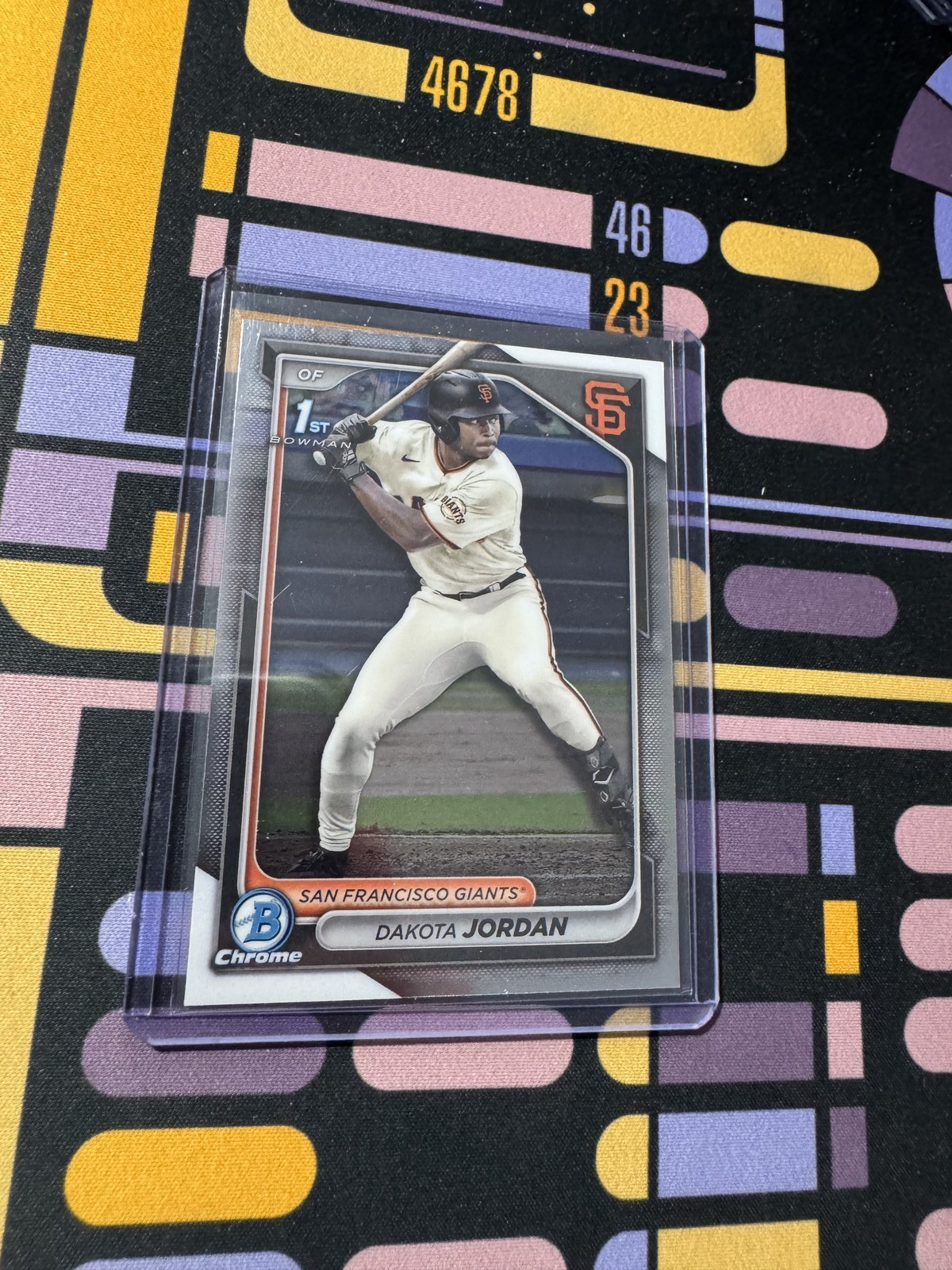 2024 Bowman Draft #BDC-71 Dakota Jordan Chrome