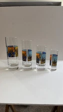 Van Gogh Art Bar Glasses Set 4 Tumblers