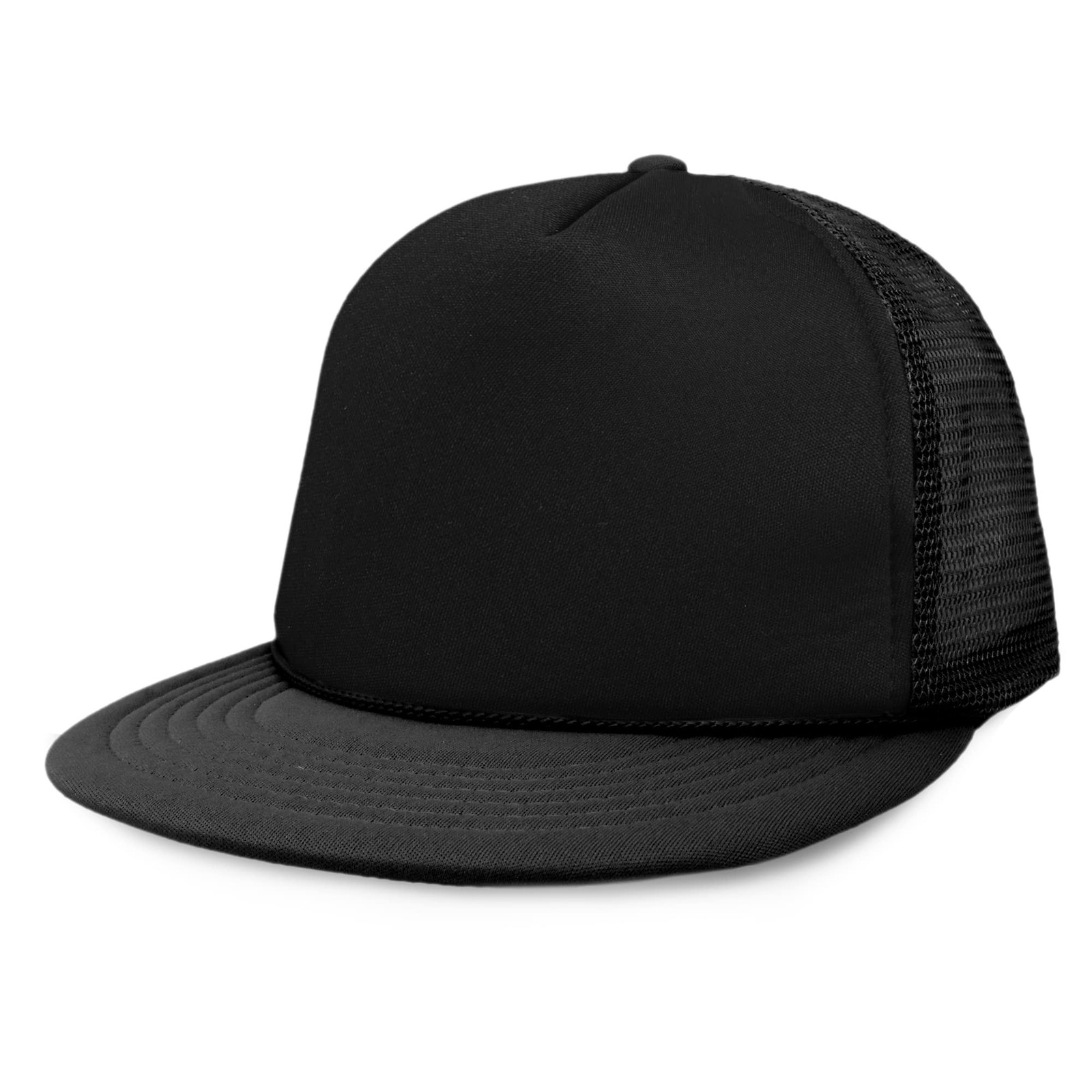 Mesh Back S M L Adjustable Cap Solid Two Toned Snapback
