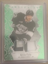 rob blake   2025-26 artifacts Hockey  emerald material dual jersey  03/35