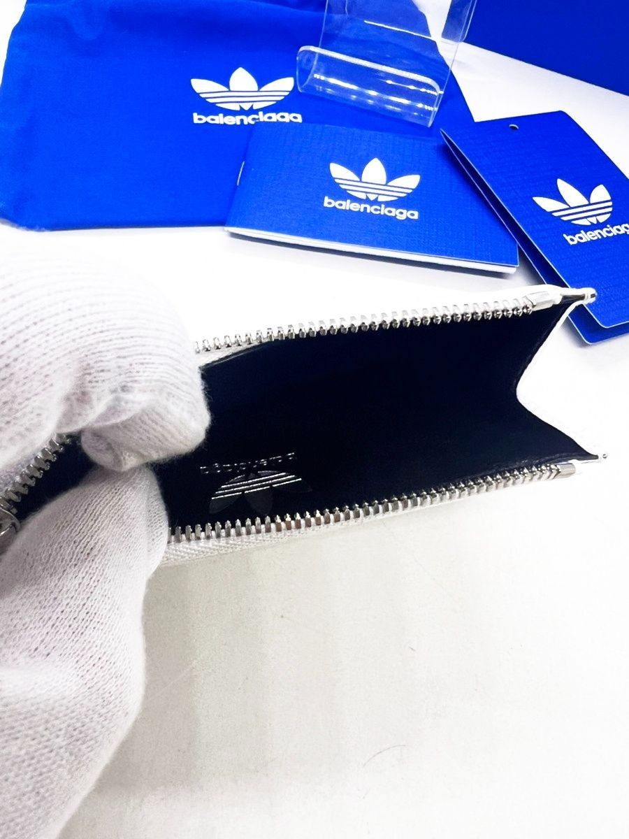 Adidas x Balenciaga Card Case Coin Purse White Used From Japan thumbnail 4