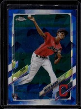 2021 Topps Chrome Sapphire Edition #319 Triston McKenzie Cleveland Rookie