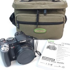 Canon PowerShot S5 IS 8.0 MP 12x Optical Zoom Digital Camera  Bag PC1234