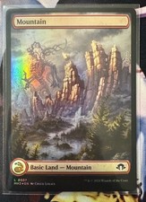 MTG Mountain #0307 Modern Horizons 3 FOIL Land MH3