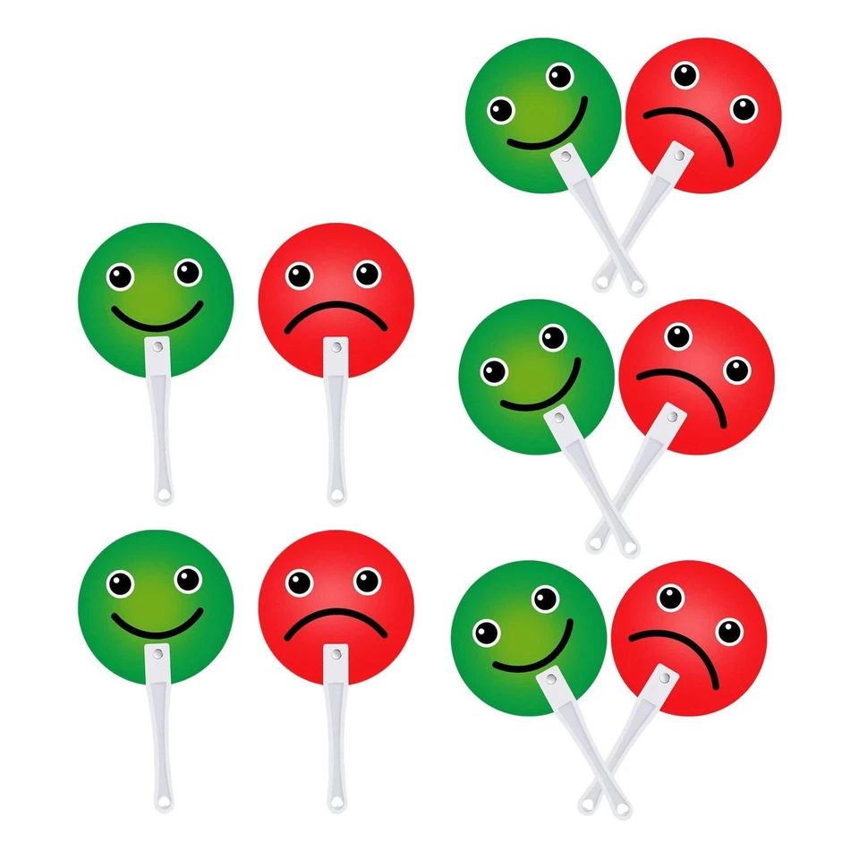 10 Pieces Voting Paddles True False Paddles Yes or No Paddles